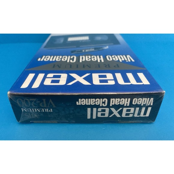 Maxell VP-200 VHS Video Head Cleaner Cassette Wet Type - No Fluid - VCR Cleaning - Picture 4 of 6
